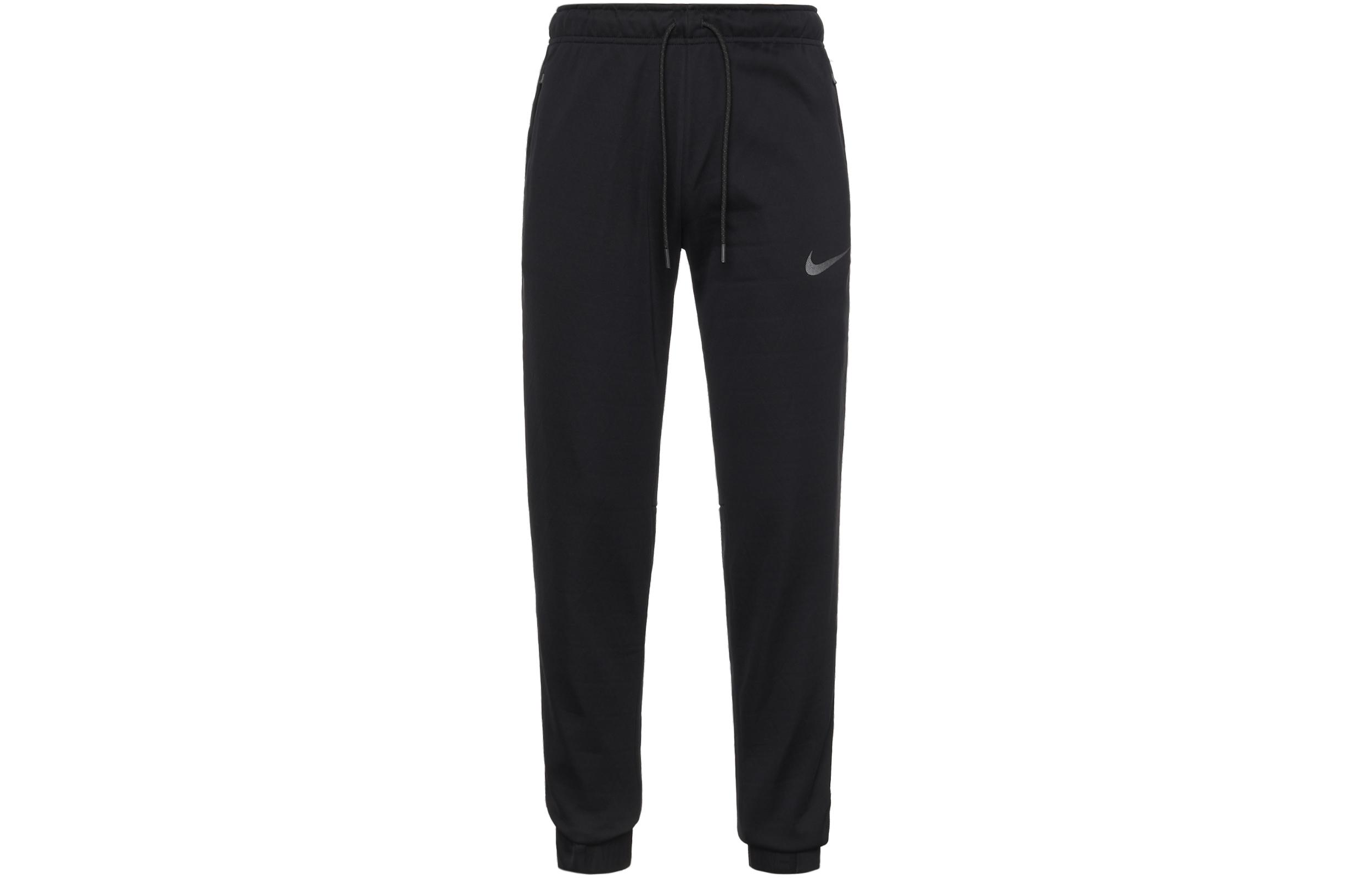 Nike THERMA Fleece Lined Training Long Knitted Sweatpants Men s Black 932272-010 S