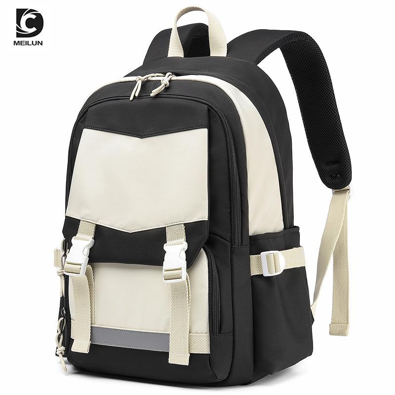 

School bag female junior high school student college student high school student backpack male large capacity casual fashion backpack girl