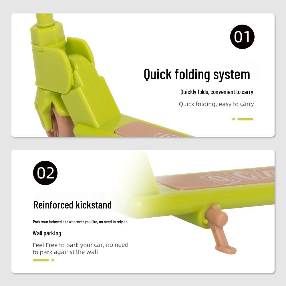 Mini Folding Finger Skateboard Scooter Toy - New Desktop Model