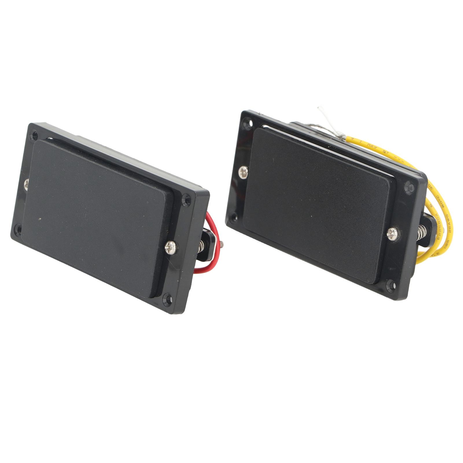 

2PCS закрытый электрогитарный звукосниматель с двойной катушкой, хамбакер, сменный звукосниматель для грифа гитары и