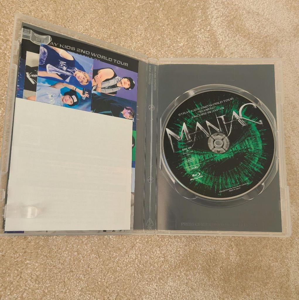 [USED] Stray Kids MANIAC Blu-ray Regular Edition