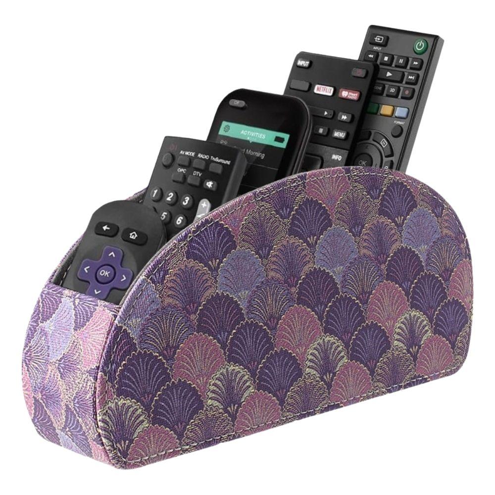PU-Leder Fernbedienungshalter Moderner Schreibtisch-Organizer Fernbedienungs-Organizer TV-Fernbedienungen