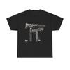Vintage Gun Graphic T-Shirt, Grunge Streetwear Tee, Y2K Aesthetic, Black Unisex Shirt