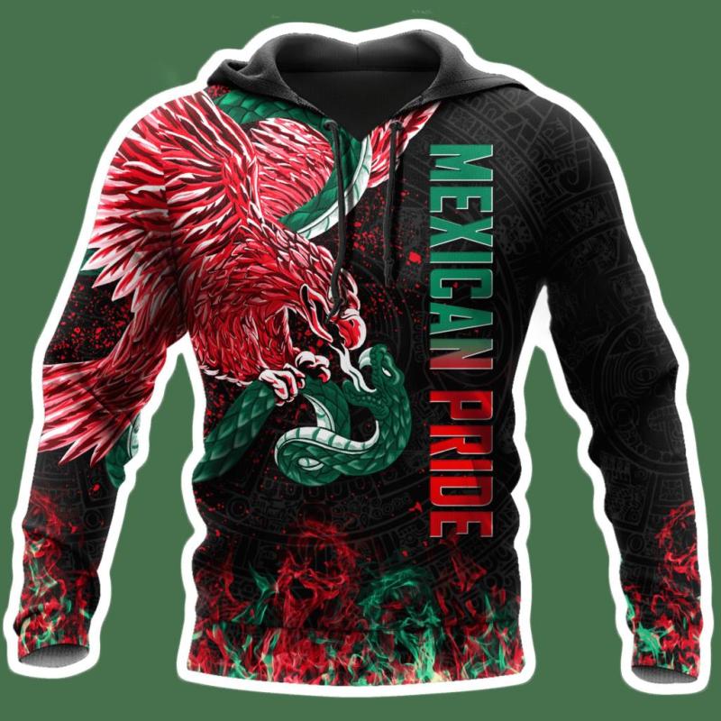 Hoodies Mexiko-Flagge 3D-Druck Camouflage Sweatshirts Männer Frauen Mit Kapuze Übergroßer Hoodie Mode Kinder Pullover Sweatshirts Trainingsanzug