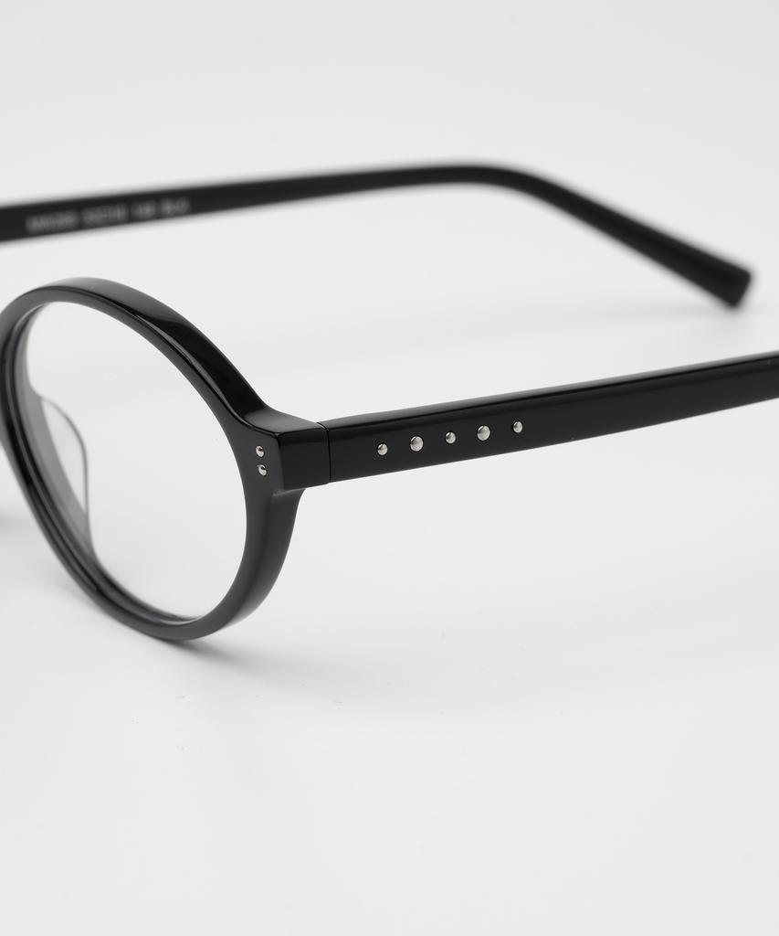 MILLO WOMEN Noob Oval Glasses [Black]