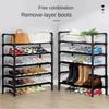 Multi-layer Shoe Hanger Easy Installation Space Save Storage Rack Thicken Dustproof Shoe Cabinet