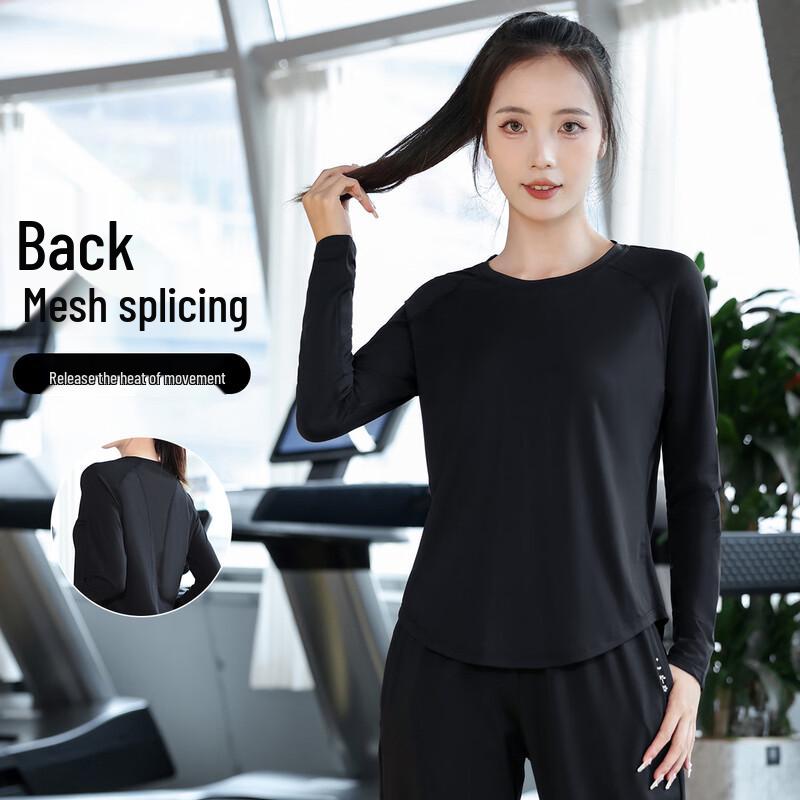 WEZHO Women s Quick-Dry Long Sleeve Sports Top