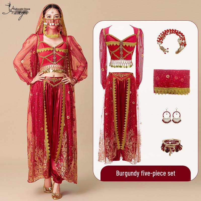 Halloween Jasmine-Inspired Adult Dance Costume Set