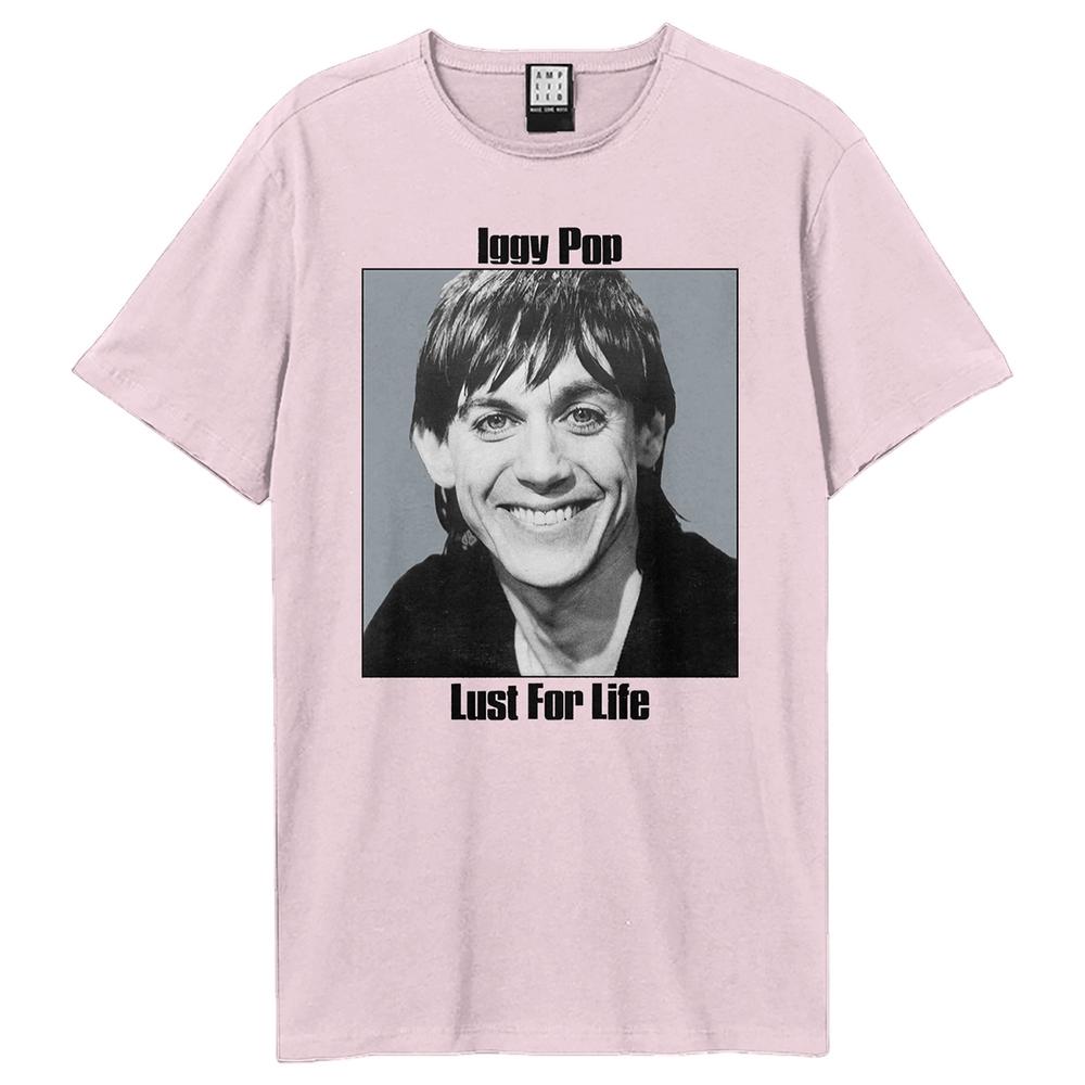 Amplified Unisex Adult Lust For Life Iggy Pop T-Shirt