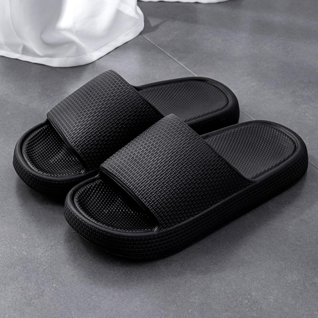 Lidani non-slip slippers women's 2025 new indoor stepping on shit feeling home bathroom bathing cool slippers summer wear men