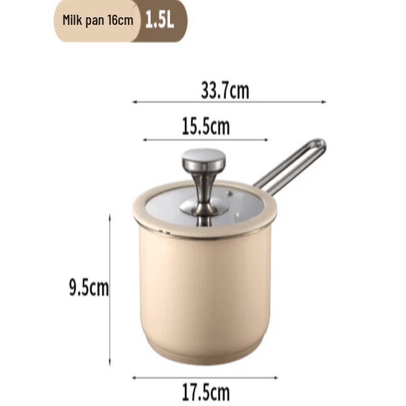 LISM 16cm Ceramic Milk/Soup Pot