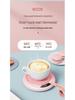 Three-Level Adjustable Temperature Cup Warmer with Insulated Coaster - 55 Degrees Constant Heating.