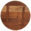 Tabletop Ø 60x3.8 Cm Round Solid Reclaimed Wood