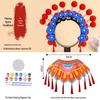 DIY Peking Opera Headband & Hair Accessories Kit for Dragon Boat Festival Team-Building Activity
