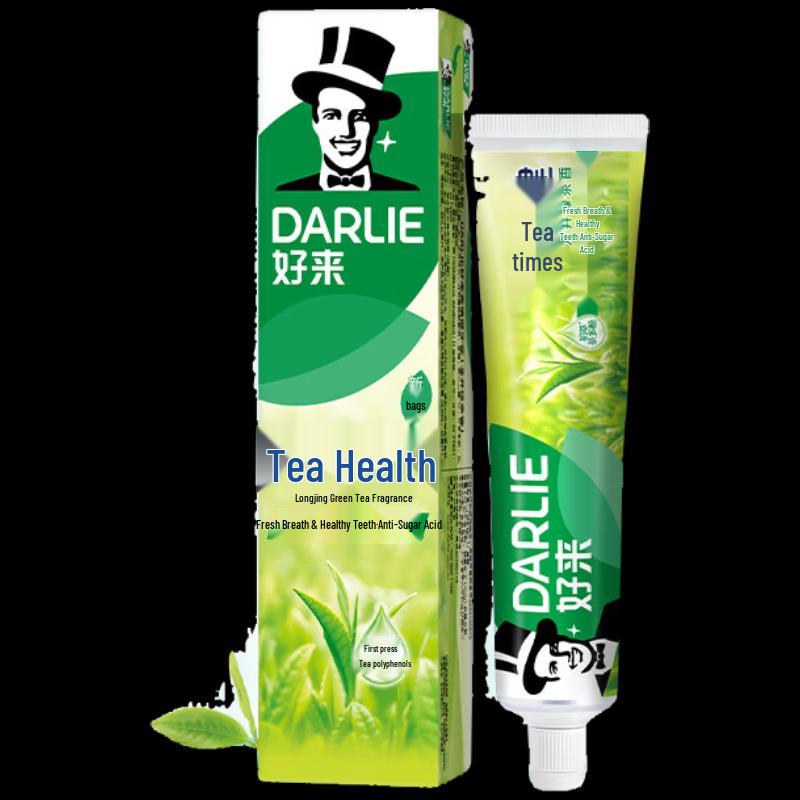 Hawley Tea Health Longjing Green Tea Toothpaste, 3 x 140g