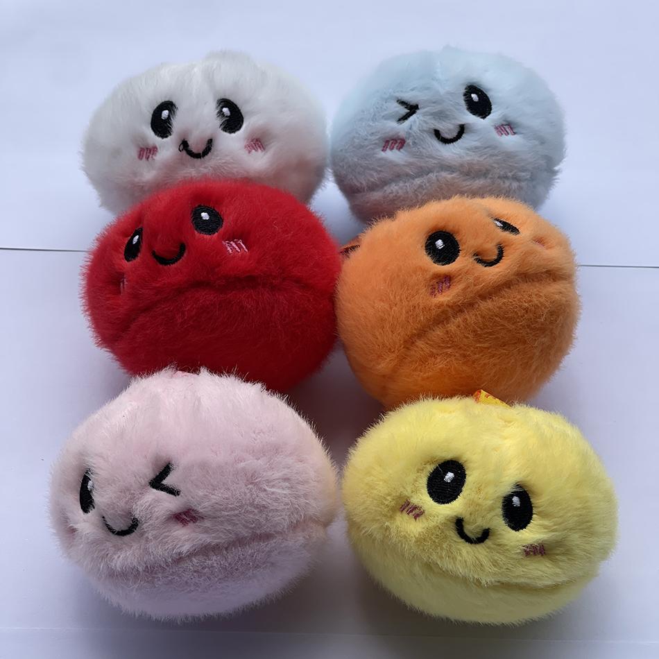 IN Gifts Toy Dumpling Plush Trendy New Style Bag Hanging Cute Simulation Dumpling Plush Keychain Backpack Pendant Cartoon Toy