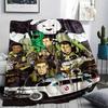 1 STuks Ghostbusters Print Flanellen Deken, Hoge Kwaliteit, Alle Seizoenen, Woondecoratie, Warmte en Comfort, Perfect voor Kerstcadeaus