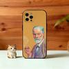 Psychoanalysis Sigmund Freud Phone Case For iPhone 17, 16,15,14,13,12,11 Plus,Pro Max, Others Soft Black Cover