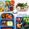 10/20Pcs Bento Decoration Tools Lunch Bento Box Food Glasses Headwear Buffet Sandwich Toppers Decor For Bento Decoration