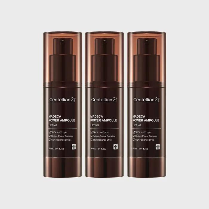 Centellian24 Madeca Power Ampoule Lifting 30ml 3ea Skin Elasticity Light Care Glow Whitening Wrinkle Improvement Functional Lifting TECA