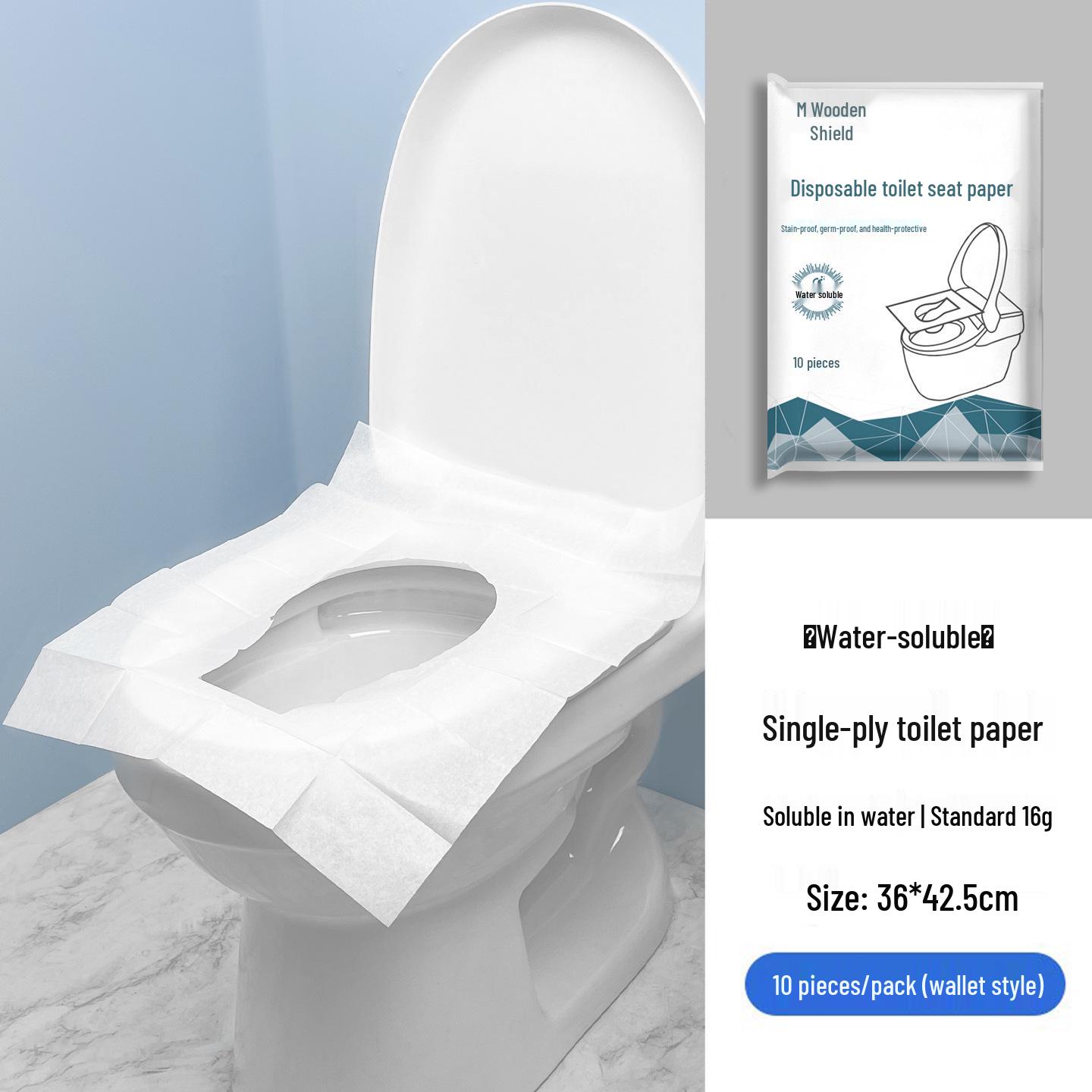 

Portable Disposable Toilet Seat Cover for Pregnant and Postpartum Users - Outdoor Anti-Contamination Protection
