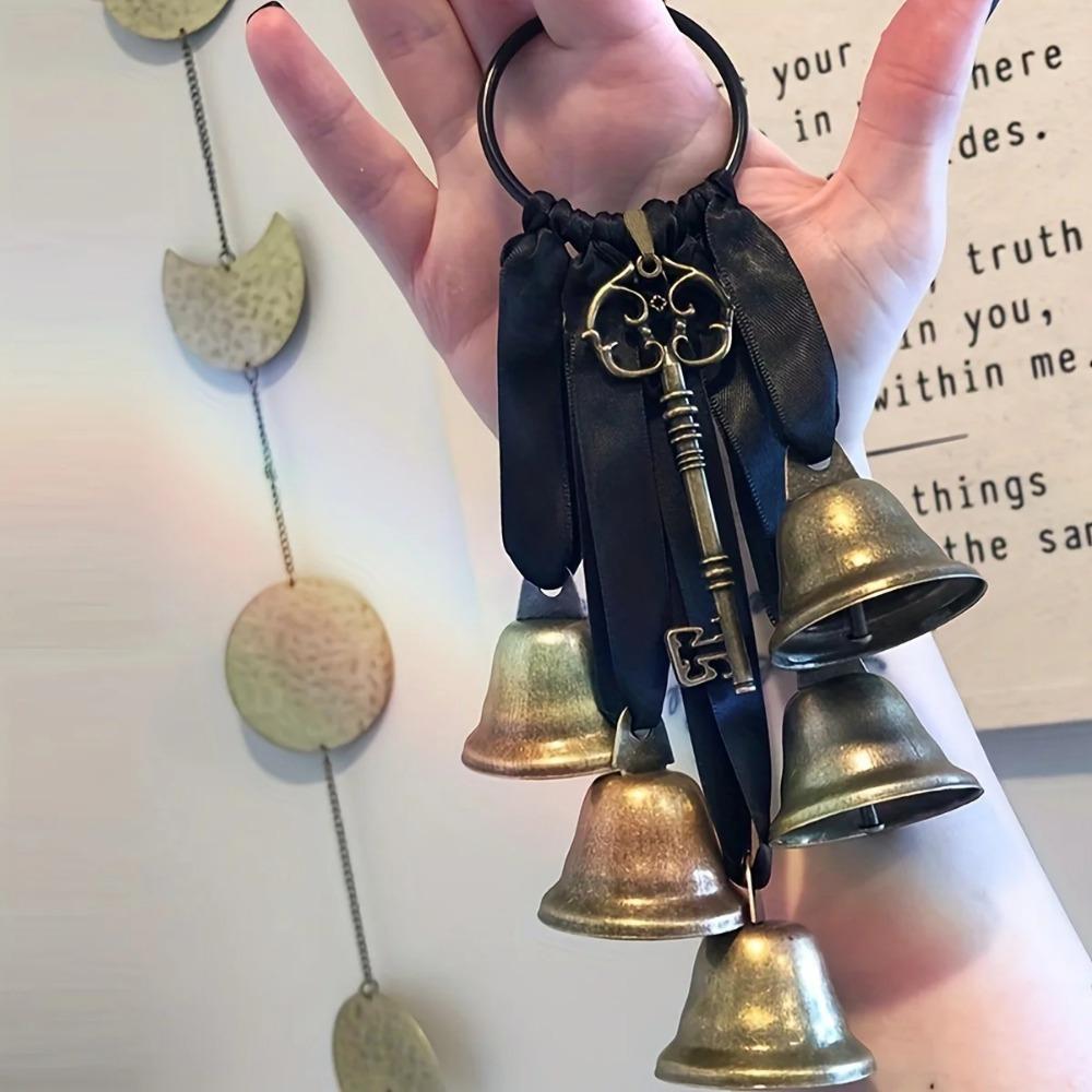 1PC Home Decor Accessories Vintage Bells Decorative Vintage Key Bells for Hobbyist for Home Decor Door Knob