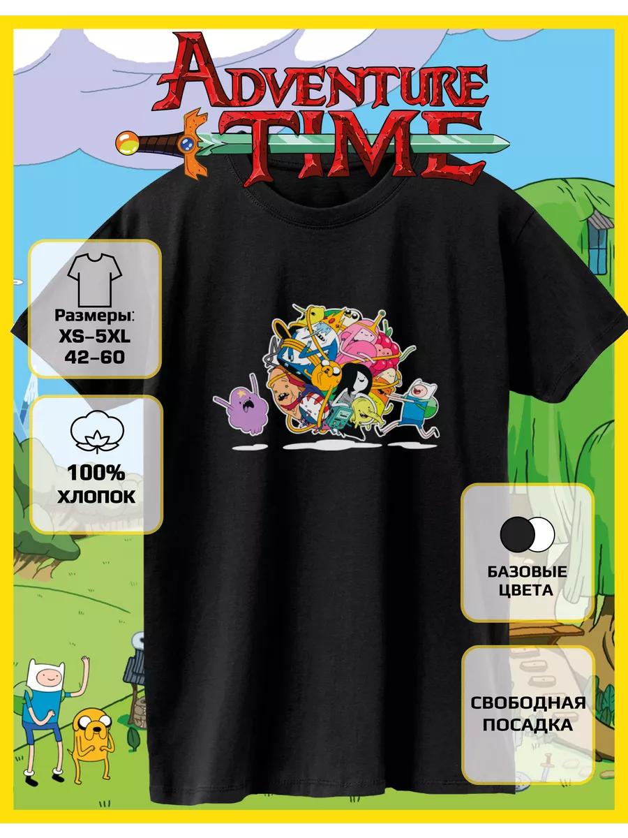Adventure Time Printed T-shirt - adventure time 4XL