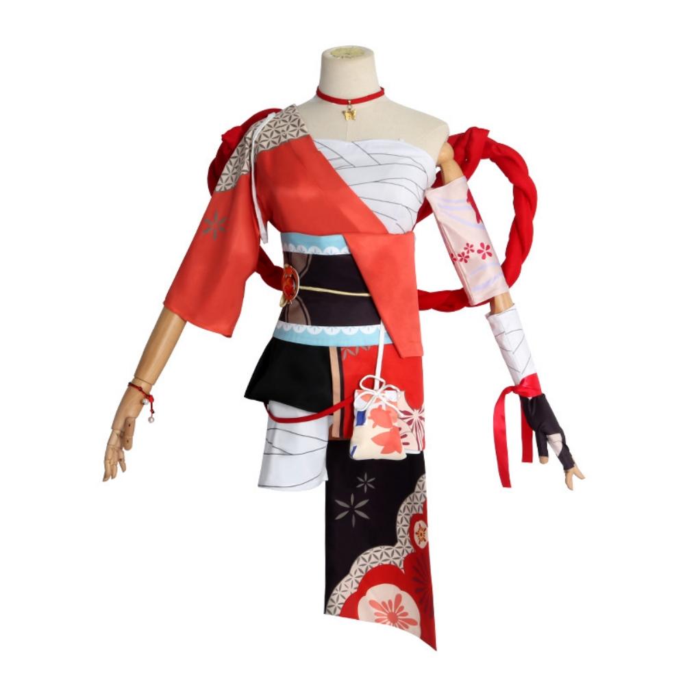 Anime   Cosplay Costume Yoimiya Halloween For Woman Carnival Clothes