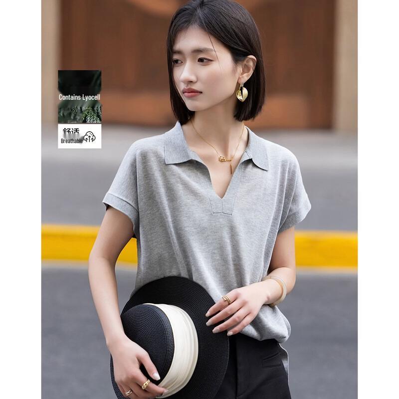 Demana Breathable Lyocell Summer Knit Top L
