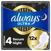 Always Podpaski Ze Skrzydełkami Ultra Secure Night Xl Duo 2X6Szt