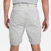 Nike Classic Plaid Pattern Button Straight Shorts Men's White DN1960-077