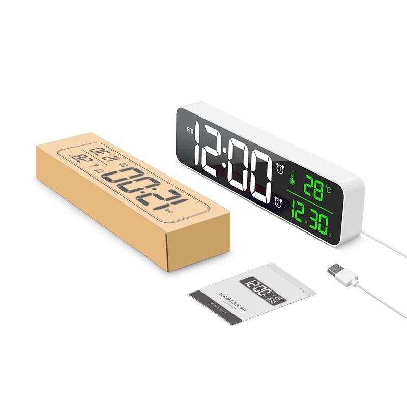 Electronic Modern Alarm Clock Mirror Digital Clock For Home And Office Decor