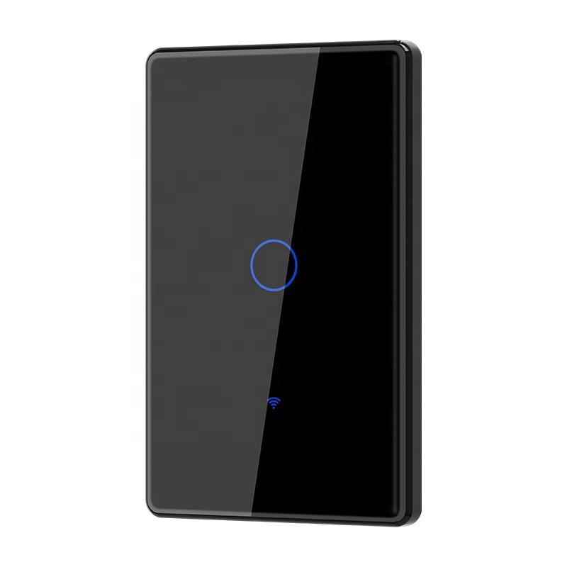 100 240V No Neutral & Neutral Wire 1/2/3/4 Gang Tuya WiFi Light Switch With RF433 Electric Wall Smart Touch Switch