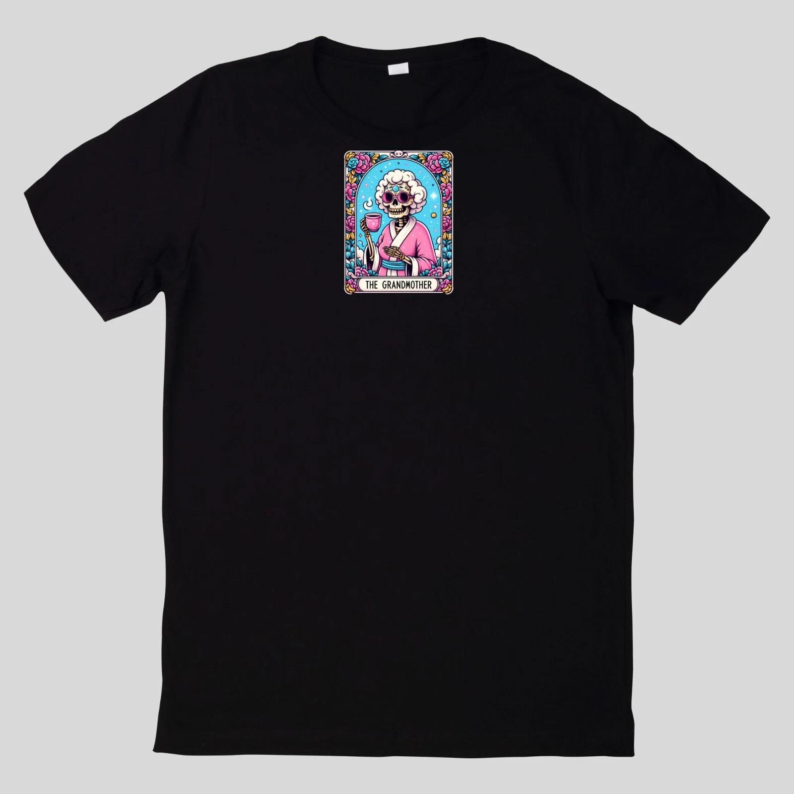 T-Shirt Lustige Skelett Tarot karte Baumwolle Fun Spaß Sprüche Lustig Cartoon L
