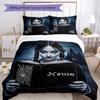 Conjunto de Cama Personalizado com Nome Quarta-feira 3 Peças Capa de Edredom Fechamento Inclui 1 Capa de Edredom e 2 Fronhas, Macio e Confortável para Todas as Estações.