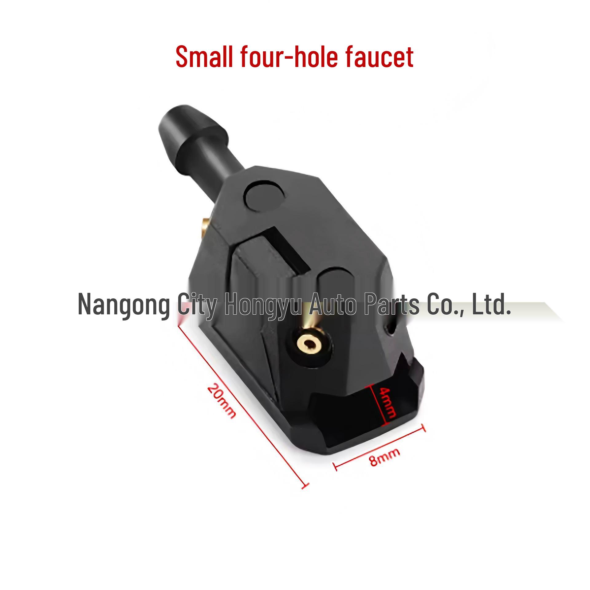 

Adjustable Car Windshield Wiper Arm Nozzle, 4-Hole Spray, 8mm/9mm