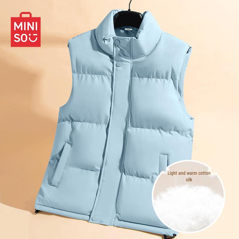 

MINISO Men s Stand-Collar Padded Vest M