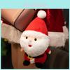 Christmas Reindeer Santa Claus Snowman Plush Doll With Soft Short Plush For Holiday Decor And Gift Giving