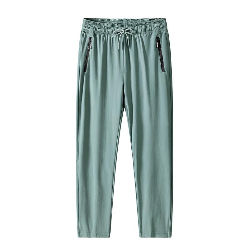 Men s Elastic Wide-Leg Quick-Dry Summer Pants - Thin, Sporty, Straight-Leg, Plus Size, Loose Fit 5XL