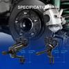 Universal Front Wheel Hub Puller Kit for 3-3/4" to 4-1/2" Inner Diameter Rear Axles