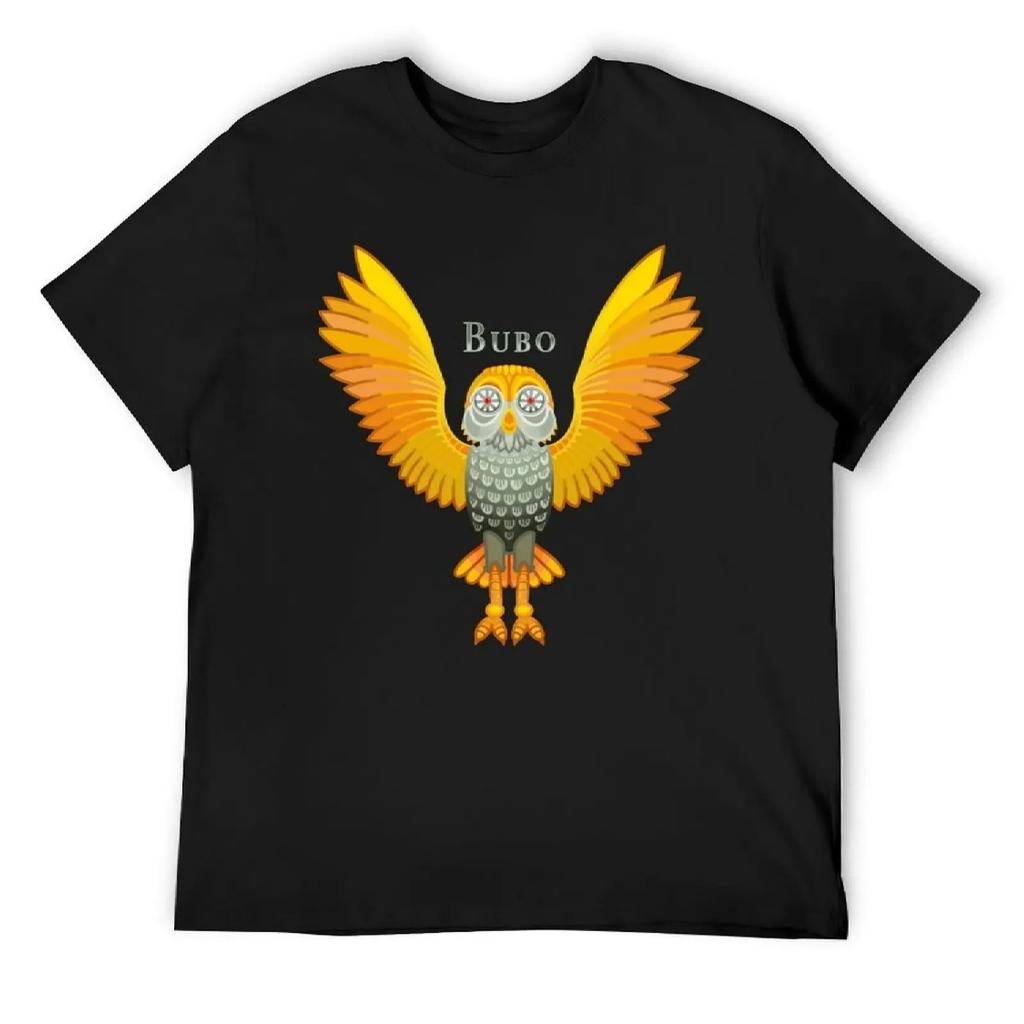 Bubo T-shirt t-shirt di lusso felpa carini top t-shirt vintage uomo