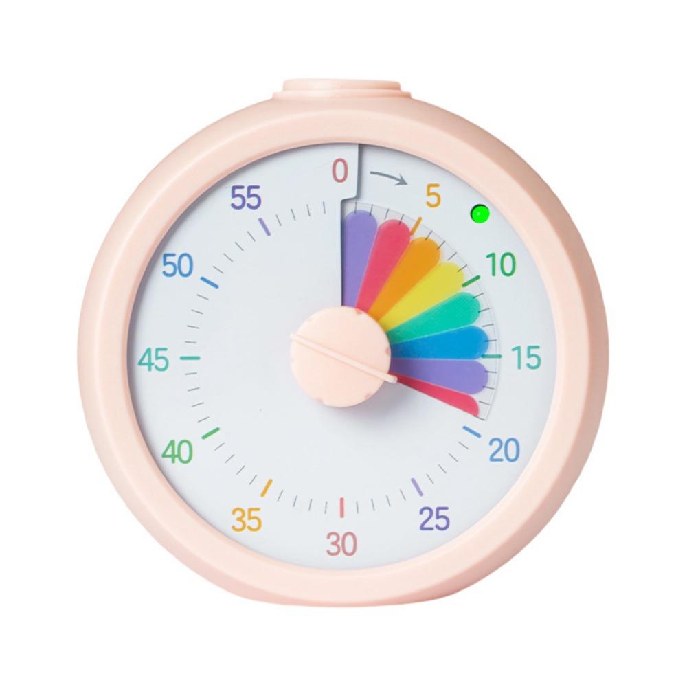 Rainbow Display Countdown Timer Clock Multifunctional Kitchen Timer Visual Timer  Study Tool