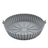 Plaque de cuisson en silicone pour friteuse à air – Ronde, facile à nettoyer, usage domestique