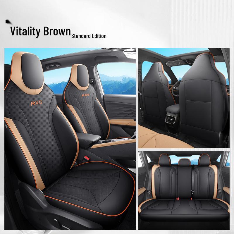 

Кожаные подушки на автомобильные сиденья Roewe RX5: Полный охват, чехол на пять сидений Dedicated for RX5
