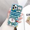 JW82 Doraemon Transparent Case for Samsung A04 A14 A23 M33 M53 Realme 10 9 C35 C55 VIVO Y02 X80 Infinix Hot 30 Note 11 Tecno Spark 8P Pro