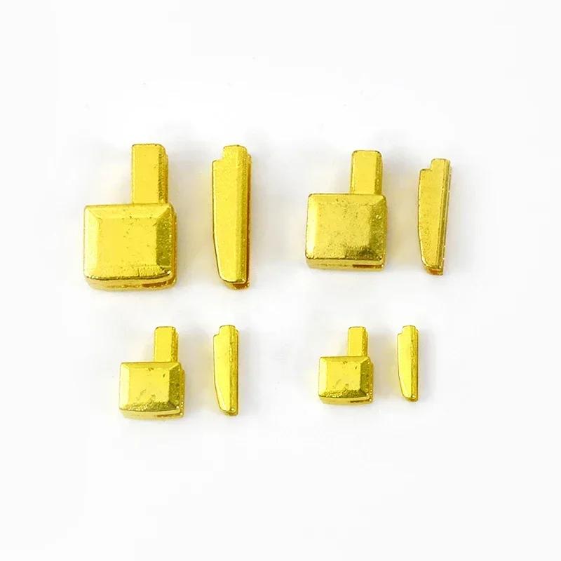 Meetee 20Sets 3# 5# 8# 10# Metal U Shape Zippers Stopper Zipper End Lock for Sewing Bag Clother Zips Repair Kit DIY Accessories