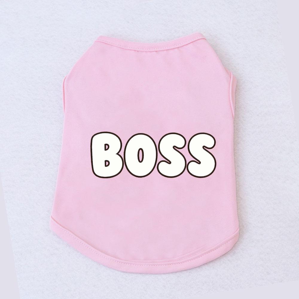 Pet Summer Vest Dog & Cat Fashion Role-playing Breathable Clothes Bichon Pomeranian Funny Internet Celebrity Slogan Printed