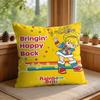 Regenbogen BBrite Niedliche Kissenhülle Quadratisch Kurzer Plüsch Kissenbezug Wohnzimmer Sofa Heimdekoration Funda X