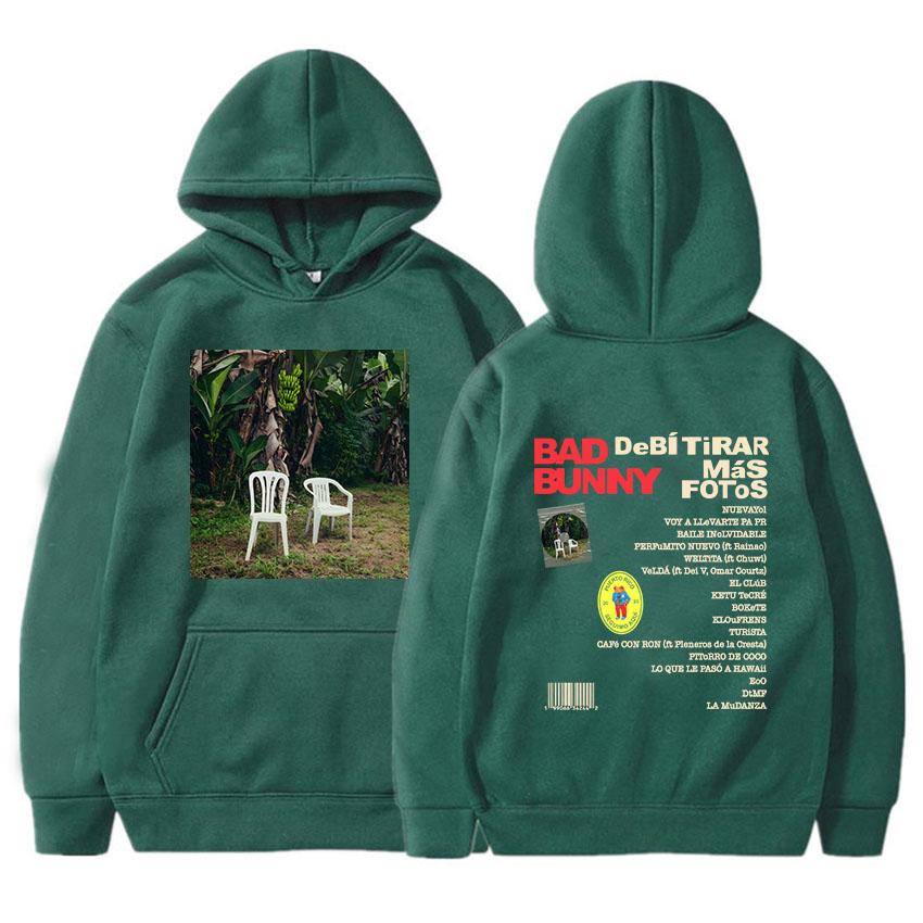 Women Clothes Bad Bunny DTMF Debí Tirar Más Fotos Hoodies 2025 Album Printing Sweatshirts Winter Casual Sudaderas Para Mujer