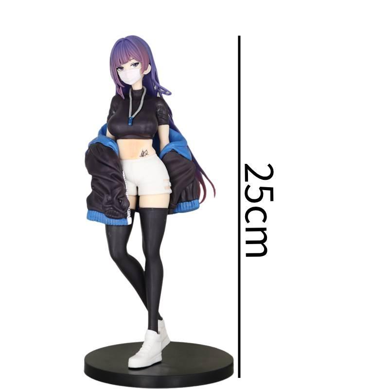 

Maxcute Girl Masked Yuna Figure Anime Statue Model Ornament Xmas Gift Garnish